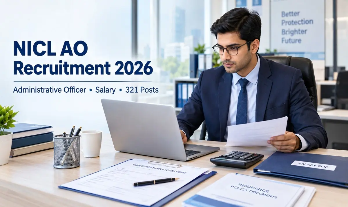 NICL AO Recruitment 2026 for 321 Administrative Officer posts